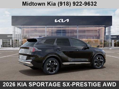 Ebony Black 2026 Kia Sportage SX-Prestige