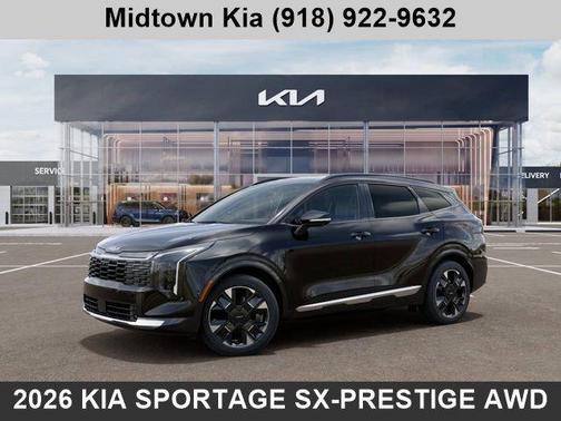 Ebony Black 2026 Kia Sportage SX-Prestige