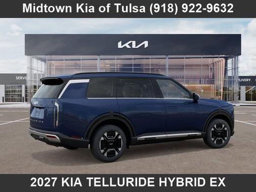 Midnight Lake Blue 2027 Kia Telluride Hybrid EX