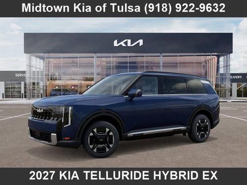 Midnight Lake Blue 2027 Kia Telluride Hybrid EX