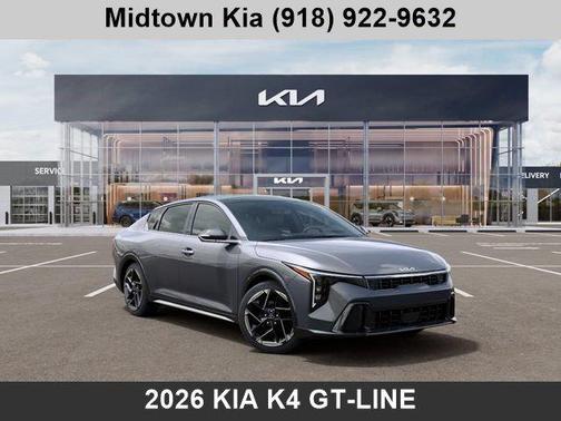 Steel Gray 2026 Kia K4 GT-Line