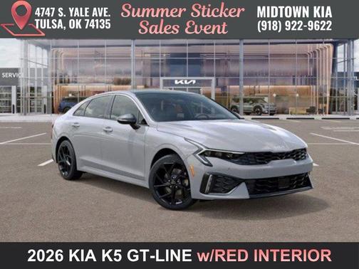 Wolf Gray 2026 Kia K5 GT-Line FWD