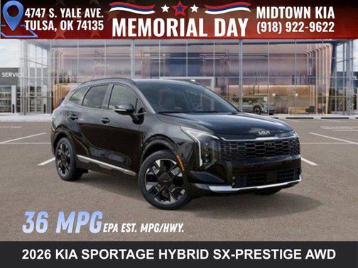 Fusion Black 2026 Kia Sportage Hybrid SX-Prestige