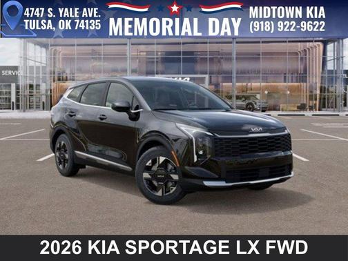 Ebony Black 2026 Kia Sportage LX