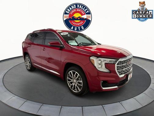 Volcanic Red Tintcoat 2024 GMC Terrain Denali
