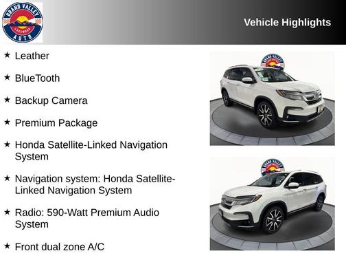 2021 Honda Pilot AWD Elite