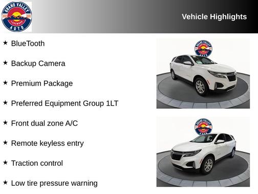 Summit White 2024 Chevrolet Equinox LT