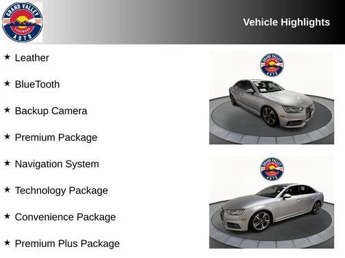 2017 Audi A4 2.0T Premium Plus