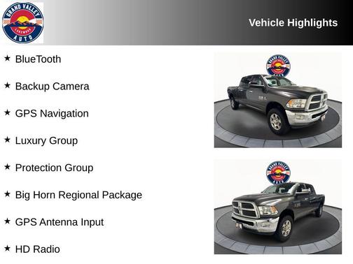 2018 RAM 2500 Big Horn Mega Cab 4x4 6'4' Box