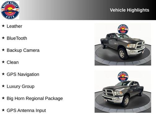 2018 RAM 2500 Big Horn Mega Cab 4x4 6'4' Box