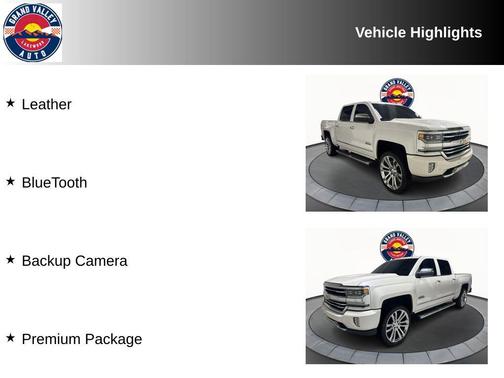 2017 Chevrolet Silverado 1500 High Country