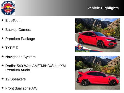 2019 Honda Civic Type R Touring