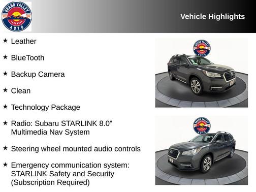 2021 Subaru Ascent Limited 7-Passenger