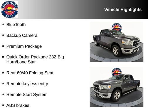 2019 RAM 1500 Big Horn