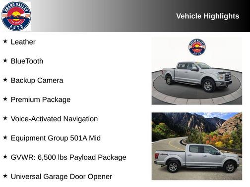 2015 Ford F-150 Lariat