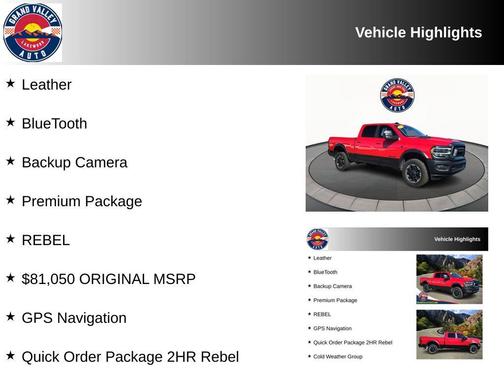 Flame Red Clearcoat 2024 RAM 2500 Power Wagon