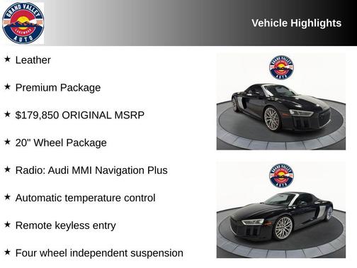 2018 Audi R8 5.2 V10