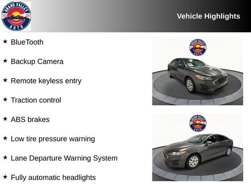 Magnetic Metallic 2019 Ford Fusion S