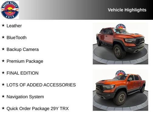 Harvest Sunrise 2024 RAM 1500 TRX