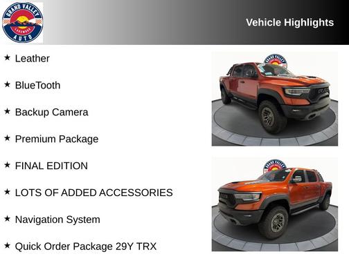 Harvest Sunrise 2024 RAM 1500 TRX