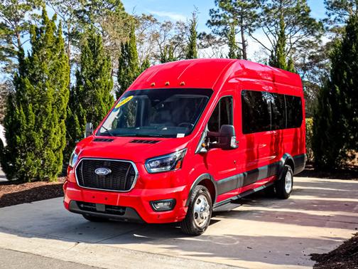 Red 2026 Ford Transit-350 XL