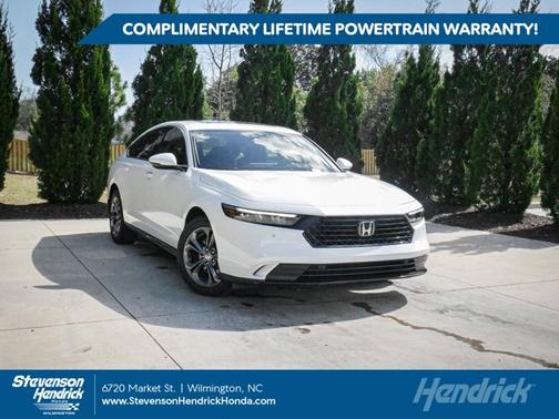 Platinum White Pearl 2026 Honda Accord Hybrid EX-L