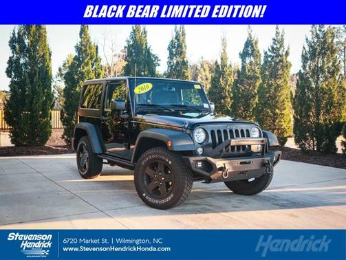 2016 Jeep Wrangler Black Bear
