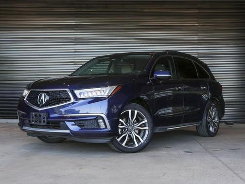 Apex Blue Pearl 2019 Acura MDX 3.5L w/Advance Package