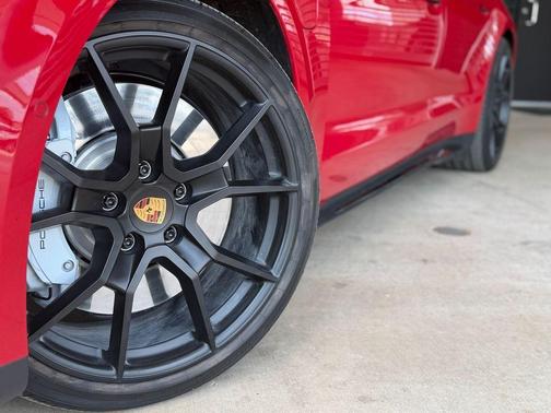 Carmine Red 2025 Porsche Taycan GTS