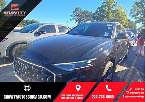 Mythos Black Metallic 2024 Audi Q8 55 Prestige