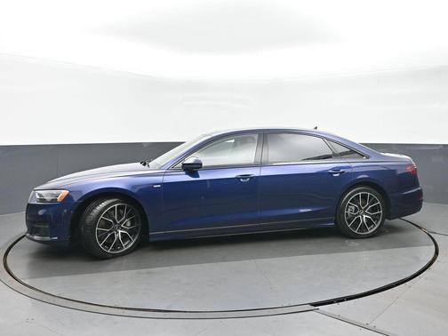 Blue Metallic 2021 Audi A8 L 55