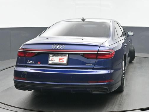 Blue Metallic 2021 Audi A8 L 55