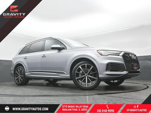Silver Metallic 2021 Audi Q7 55 Premium Plus