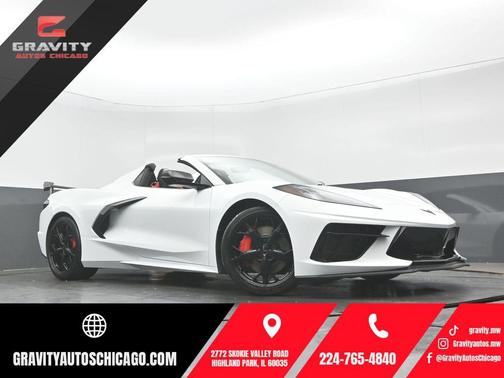 Arctic White 2021 Chevrolet Corvette Stingray w/3LT