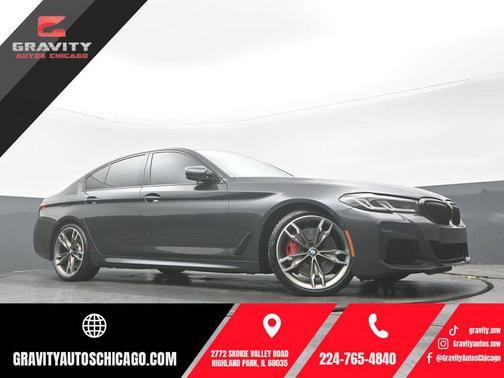 Dark Graphite Metallic 2022 BMW M550 i Xdrive