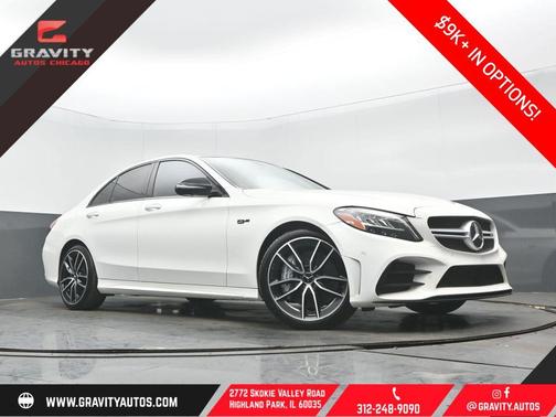 Polar White 2019 Mercedes-Benz AMG C 43 4MATIC