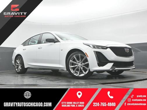 White 2023 Cadillac CT5 Sport