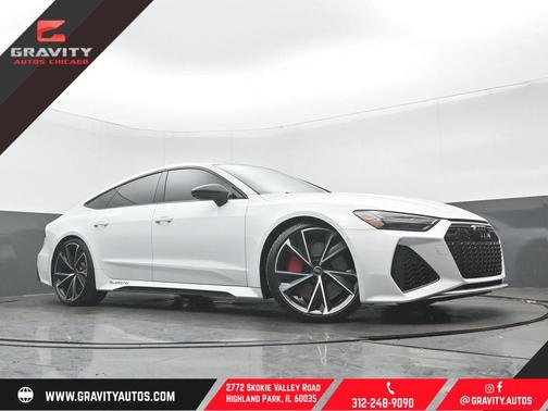 Glacier White Metallic 2022 Audi RS 7 4.0T