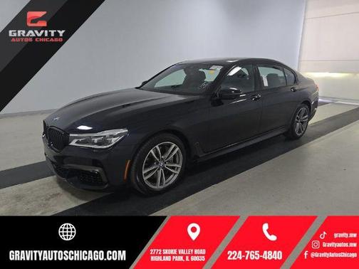 Carbon Black Metallic 2019 BMW 750 i xDrive