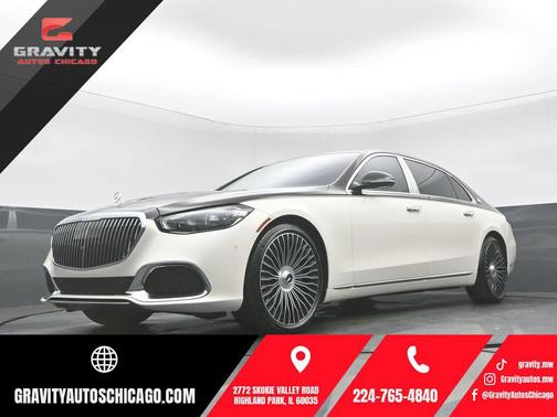 Obsidian Black/MANUFAKTUR Diamond White 2023 Mercedes-Benz Maybach S 580 4MATIC