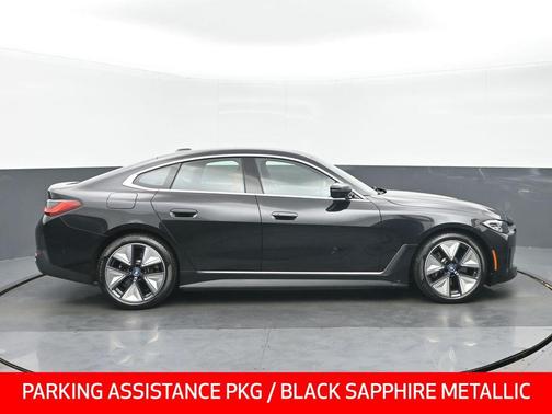 Black Sapphire Metallic 2024 BMW i4 Gran Coupe xDrive40