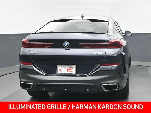 Carbon Black Metallic 2021 BMW X6 M50i