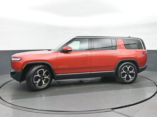 Orange 2024 Rivian R1S Adventure Quad Motor Large Pack