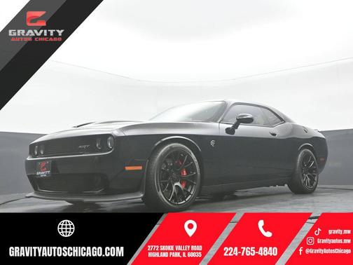 Pitch Black Clearcoat 2016 Dodge Challenger SRT Hellcat