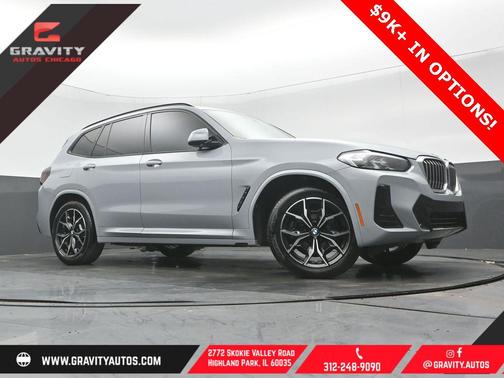 Dark Graphite Metallic 2022 BMW X3 xDrive30i