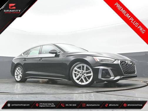 Mythos Black Metallic 2023 Audi A5 Sportback 45 S Line Premium Plus