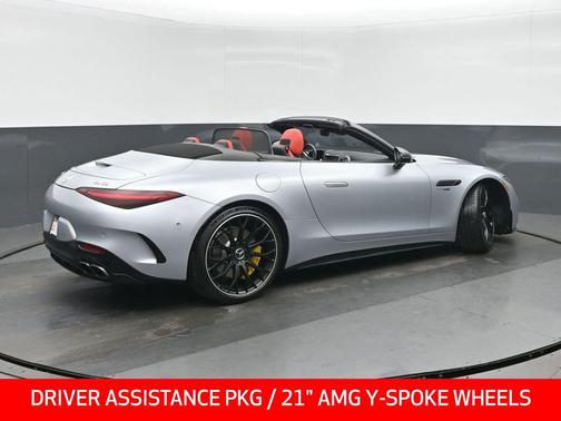 Cirrus Silver Metallic 2022 Mercedes-Benz AMG SL 63 Base