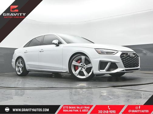 Glacier White Metallic 2023 Audi S4 Premium Plus TFSI quattro Tiptronic