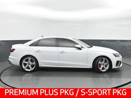 Glacier White Metallic 2023 Audi S4 Premium Plus TFSI quattro Tiptronic