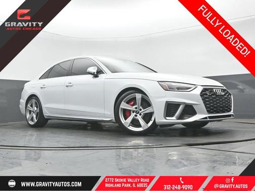 Glacier White Metallic 2023 Audi S4 Premium Plus TFSI quattro Tiptronic